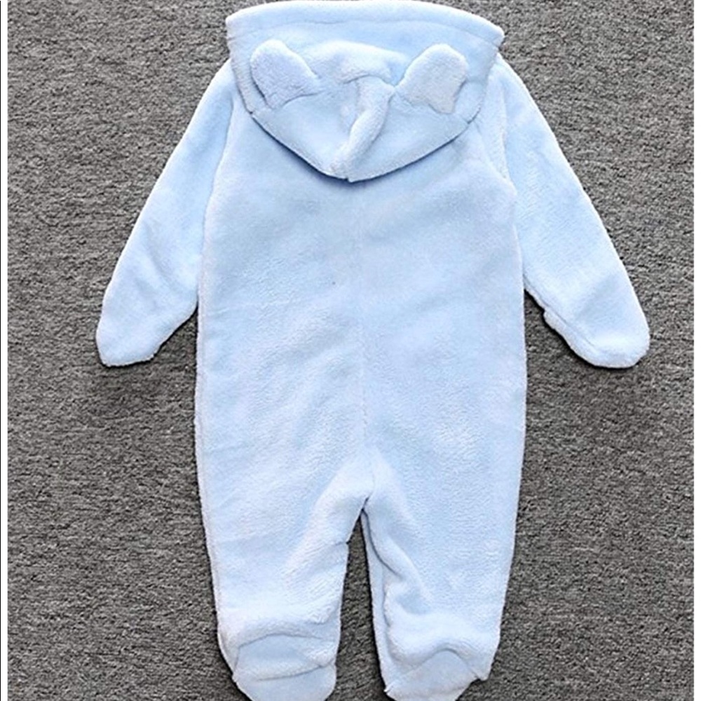 Baby Warm Fleece Romper Jumpsuit(3-6M)